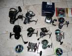 19 x werphengel molen Fishing Reel (paar vintage):  NIET LOS, Watersport en Boten, Ophalen of Verzenden, Zo goed als nieuw, Werphengel