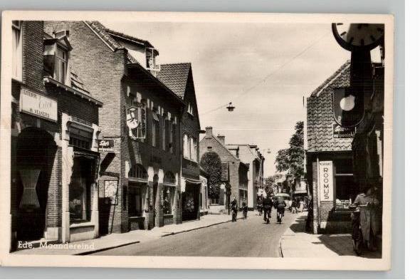 Ede Maandereind fietsers bus, Verzamelen, Ansichtkaarten | Nederland, Ongelopen, Gelderland, 1920 tot 1940, Ophalen of Verzenden