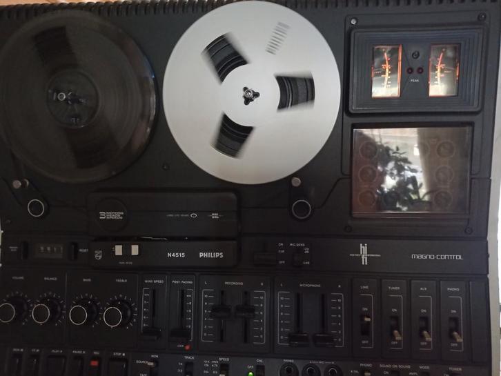Philips n4515 lees eerst, Audio, Tv en Foto, Bandrecorders, Bandrecorder, Met stofkap, Ophalen