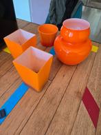 Retro bloempotjes vintage, Ophalen of Verzenden, Huis en Inrichting