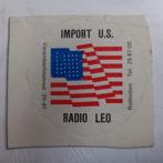 Oude sticker.  Radio LEO Rotterdam., Ophalen of Verzenden, Zo goed als nieuw