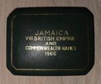 Jamaica 1966 Commonwealth Games 5 Shillings in Doos, Ophalen of Verzenden, Losse munt, Zilver