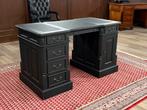 Klassiek Engels bureau zwart #531, Ophalen of Verzenden, Zo goed als nieuw, Bureau