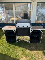 Campingkeuken met 3-pits gasstel, Caravans en Kamperen, Ophalen of Verzenden, Zo goed als nieuw