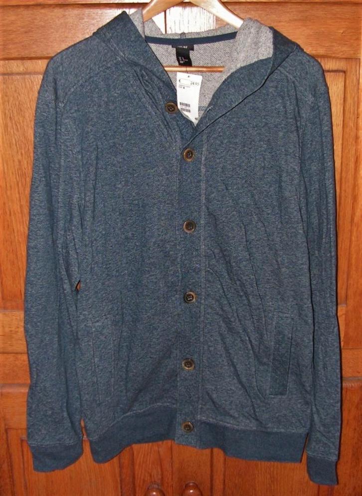 Nieuw Vest van H&M, Kleding | Dames, Truien en Vesten, Nieuw, Maat 38/40 (M), Blauw, Ophalen of Verzenden