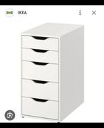 GEZOChT️ 2 Alex ladekasten van IKEA (zwart of wit), Huis en Inrichting, Ophalen, Minder dan 50 cm, Zo goed als nieuw, Minder dan 100 cm