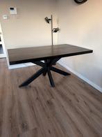 Eetkamertafel zwart, Huis en Inrichting, Tafels | Eettafels, Ophalen, 50 tot 100 cm, Zo goed als nieuw, 150 tot 200 cm