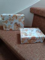 Kerst doosjes set van 2, Antiek en Kunst, Ophalen of Verzenden