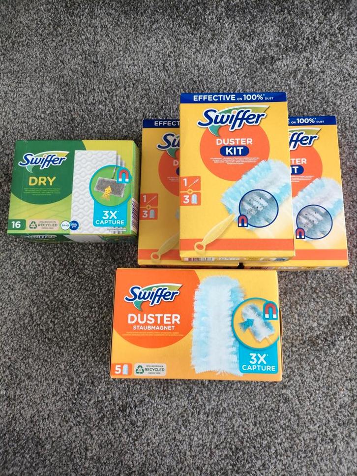 Swiffer pakket 5 stuks voor 10 euro niet los te koop nieuw, Huis en Inrichting, Schoonmaakartikelen, Overige typen, Ophalen of Verzenden
