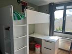 Ikea Smastad hoogslaper met kledingkast en bureau, Ophalen, Eenpersoons, Zo goed als nieuw, 200 cm