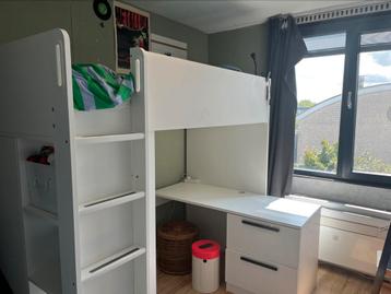 Ikea Smastad hoogslaper met kledingkast en bureau beschikbaar voor biedingen