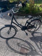 Zwarte Meisjesfiets, Ophalen, Gebruikt, 24 inch