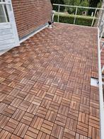 Ikea Runnen vlonder tegels 16,5 m2 acacia, Tuin en Terras, Terrasdelen en Vlonders, Ophalen, Gebruikt, Hout