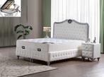 Boxspring Palma opbergbed complete set-SALE, Ophalen of Verzenden, 180 cm, Stof, Nieuw