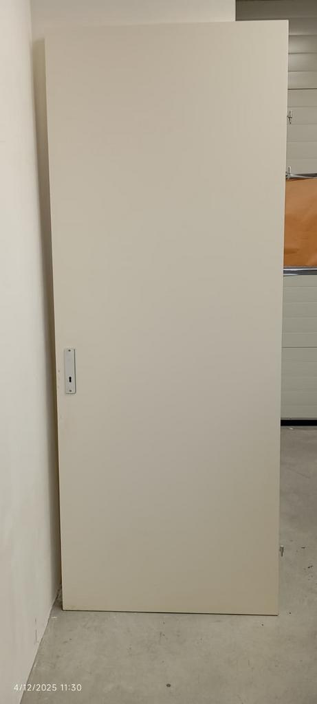 Opdekdeur - Binnendeur, Doe-het-zelf en Verbouw, Deuren en Horren, Zo goed als nieuw, Binnendeur, 200 tot 215 cm, 80 tot 100 cm