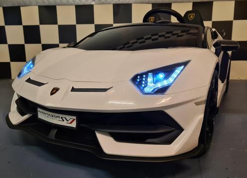 Kinderauto Lamborghini Aventador - 24 volt - drift - met RC, Kinderen en Baby's, Speelgoed | Speelgoedvoertuigen, Nieuw, Afstandsbediening