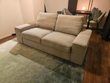 Ikea Kivik 2 persoons bank grijs Leeuwarden - afbeelding 1