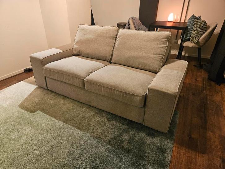 Ikea Kivik 2 persoons bank grijs Leeuwarden, Huis en Inrichting, Banken | Complete zithoeken, Gebruikt, Ophalen