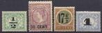 Ned-Indie NVPH nr 138/41 postfris Nooduitgifte 1917-18, Postzegels en Munten, Postzegels | Nederlands-Indië en Nieuw-Guinea, Nederlands-Indië