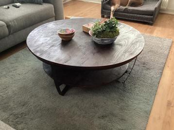Ronde salantafel mango hout beschikbaar voor biedingen