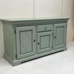 Fraai restyle helemaal opgeknapt dressoir blauw Little Green, Ophalen, Eikenhout, Met deur(en), 150 tot 200 cm