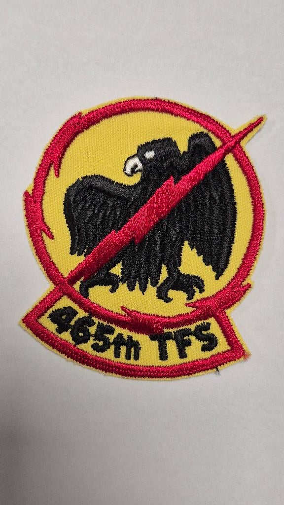 Patch / batch / embleem 465th TFS, Ophalen of Verzenden, Nieuw, Patch, Badge of Embleem
