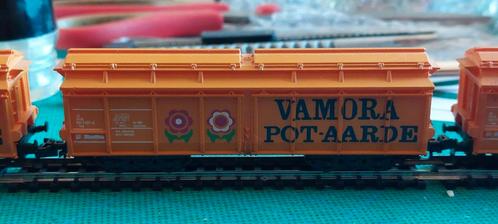 NLK 0822 REGAM, VAM COMPOST, POTGROND, GRIJS 1/160, Hobby en Vrije tijd, Modeltreinen | N-Spoor, Zo goed als nieuw, Wagon, Gelijkstroom