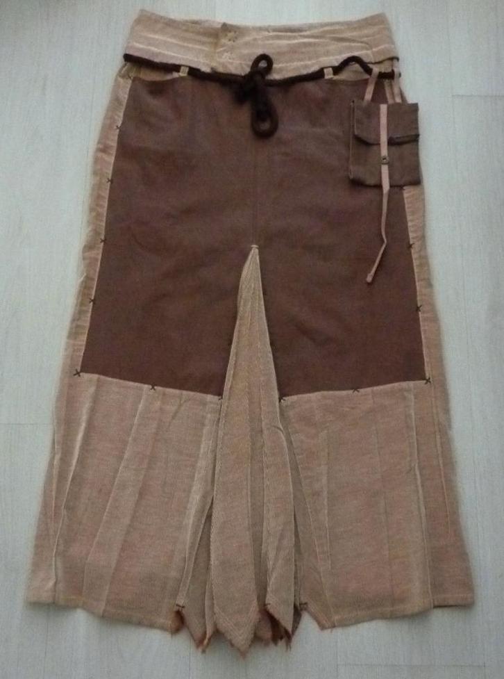 Lange Marithe Francois Girbaud Rok, Kleding | Dames, Rokken, Nieuw, Maat 36 (S), Overige kleuren, Onder de knie, Ophalen of Verzenden
