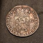 Gulden 1735 west friesland zilver provinciaal zilveren munt, Postzegels en Munten, Munten | Nederland, Zilver, 1 gulden, Ophalen of Verzenden