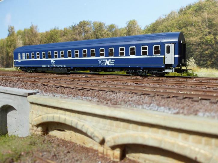 H0 LSmodels T2s Slaap/ligwagen NS 61 84 75-70 459-8, Hobby en Vrije tijd, Modeltreinen | H0, Nieuw, Wagon, Gelijkstroom of Wisselstroom