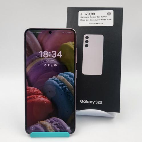 Samsung Galaxy S23 128GB Rose Met Doos | Zeer Nette Staat, Telecommunicatie, Mobiele telefoons | Samsung, Zo goed als nieuw