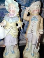 Antieke biscuit porselein beelden 1850, Ophalen