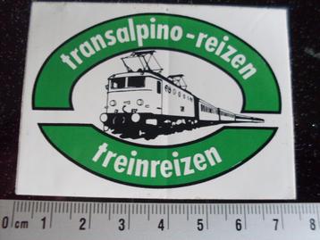 sticker transalpino reizen treinreizen logo beschikbaar voor biedingen