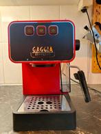 Gaggia evolution 2023 rood pistonmachine + accesoires, Witgoed en Apparatuur, Koffiezetapparaten, Ophalen, Gebruikt, Espresso apparaat