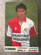 fotokaart Peter Bosz Feyenoord, Ophalen of Verzenden, Zo goed als nieuw, Feyenoord, Spelerskaart