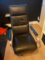 Strässle relaxfauteuil “Easy Line” – luxe zwitserse stoel, Eenpersoons, Leer, Ophalen of Verzenden, Zo goed als nieuw