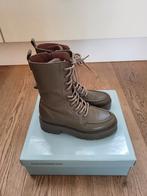 Leren boots laarzen van manfield maat 36, Groen, Lage of Enkellaarzen, Manfield, Ophalen of Verzenden