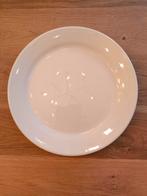 Vijf roomwitte Secla Portugal (pizza) borden, Huis en Inrichting, Keuken | Servies, Ophalen of Verzenden, Gebruikt, Effen, Bord(en)