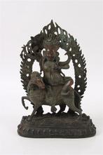 Antiek Boeddha te paard zeldzaam circa 1950 collectors item, Ophalen