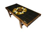 Prachtige vintage salontafel Juliette Belarti met tegels, Ophalen