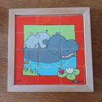 Educo puzzel nijlpaard met jong, Kinderen en Baby's, Speelgoed | Kinderpuzzels, Info@heutink.nl, Gebruikt, 10 tot 50 stukjes, Educo