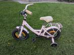 Roze kinderfiets 12 inch, Ophalen, Zo goed als nieuw, Minder dan 16 inch, Zijwieltjes