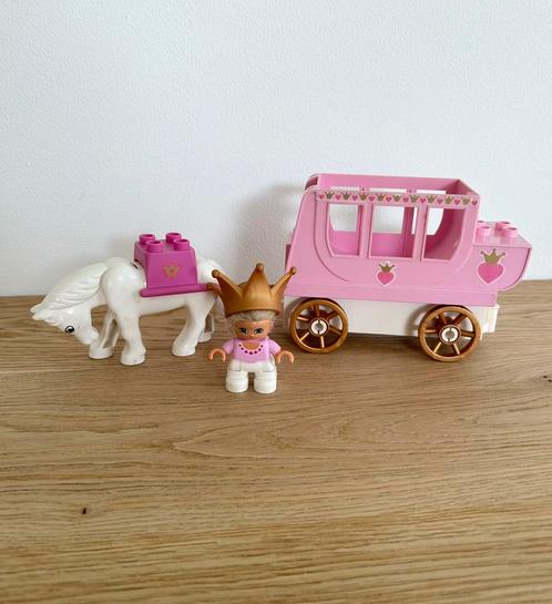 Duplo Prinsessen koets, Kinderen en Baby's, Speelgoed | Duplo en Lego, Gebruikt, Duplo, Ophalen of Verzenden