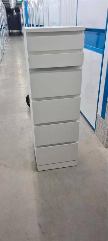 Nette ikea malm ladekast met spiegel 40x123 cm 