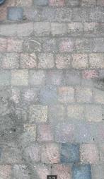 Sierklinkers 10x10cm ca. 20m2, Ophalen, Gebruikt, 10 m² of meer, Beton