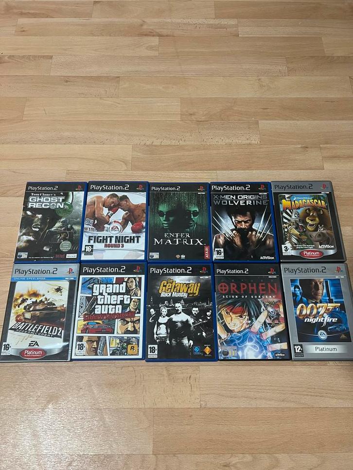 PS2 Spellen - Diverse titels - Zie omschrijving, Spelcomputers en Games, Games | Sony PlayStation 2, Zo goed als nieuw, Overige genres