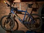 Santos mountainbike blauw 28 inch, 28 inch, Gebruikt, 15 tot 20 versnellingen, 53 tot 57 cm