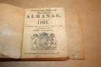 Provinciale Groninger hazelhoff's Almanak - 1921, Ophalen of Verzenden, Gelezen
