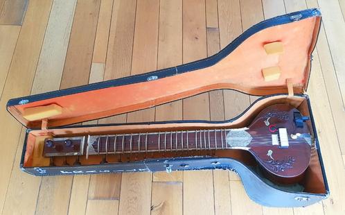 Sitar van grote Indiase sitarspeler Debu Chauduri UNIEK!, Muziek en Instrumenten, Overige Muziek en Instrumenten, Gebruikt, Ophalen