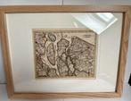Cartografie - kopergravure 1740 - Delfland/Schieland/Z-Holl, Antiek en Kunst, Kunst | Etsen en Gravures, Ophalen of Verzenden